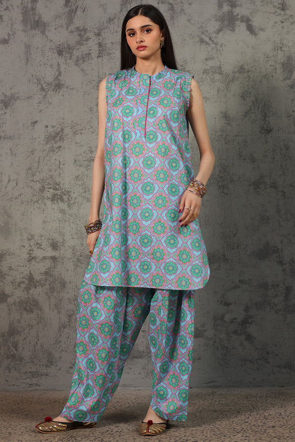 Pleated Crochet Duo Set