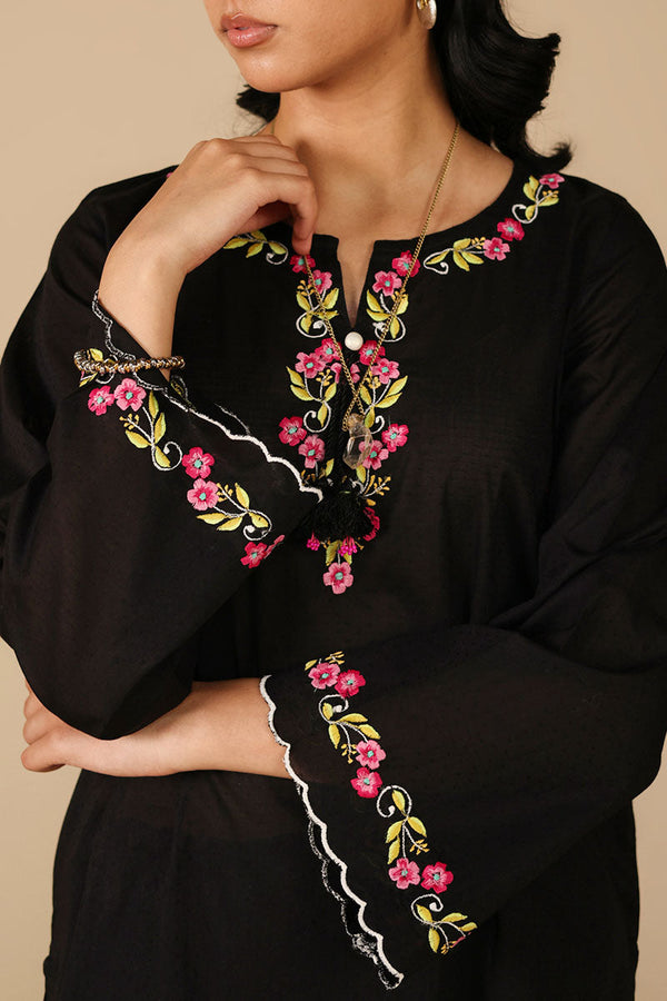 Embroidered Wrapped 3-Piece