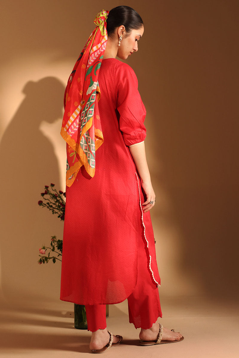 Wrapped Scarf Ensemble
