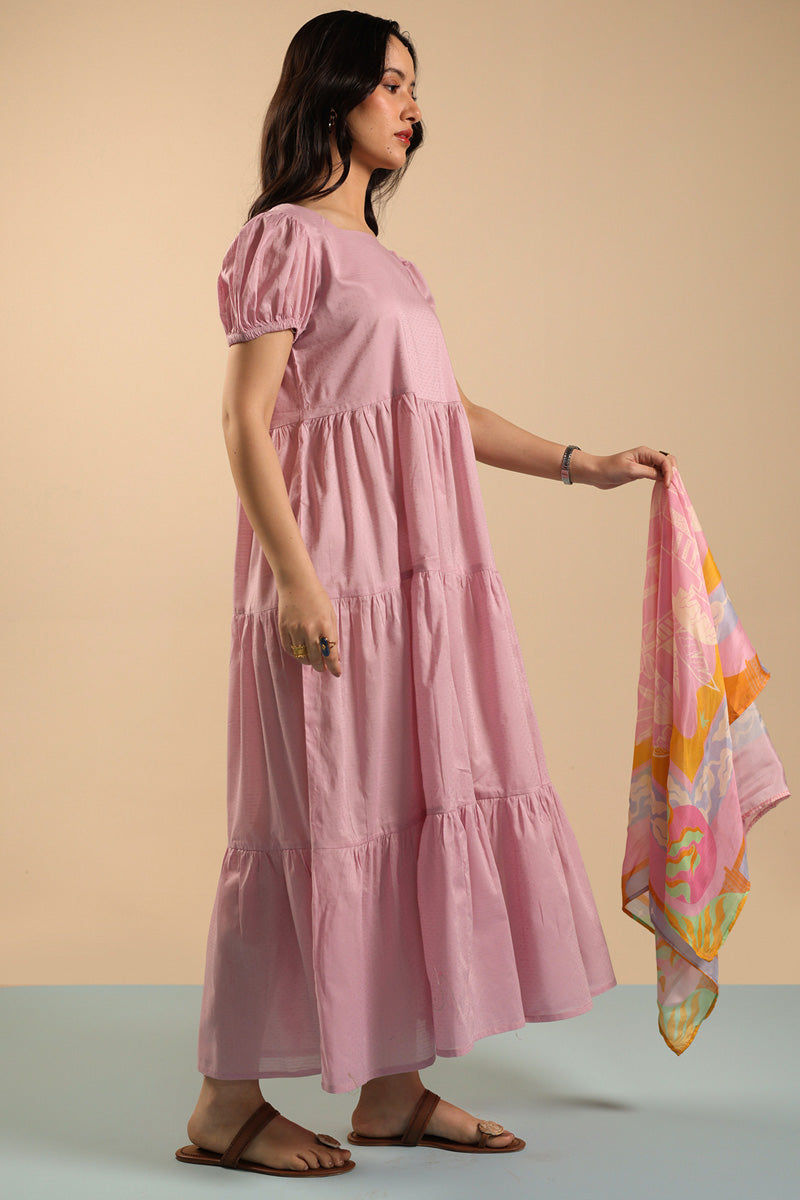 Soft Tiered Dress Set