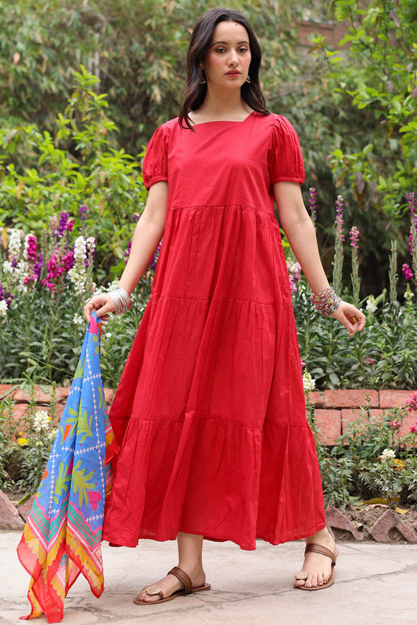 Soft Tiered Dress Set