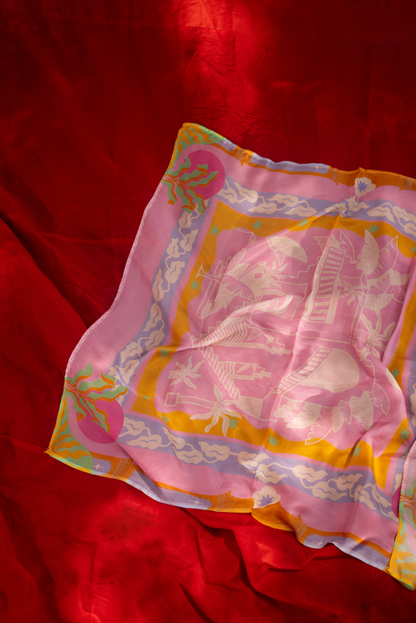 Dotted Polka Scarf Set