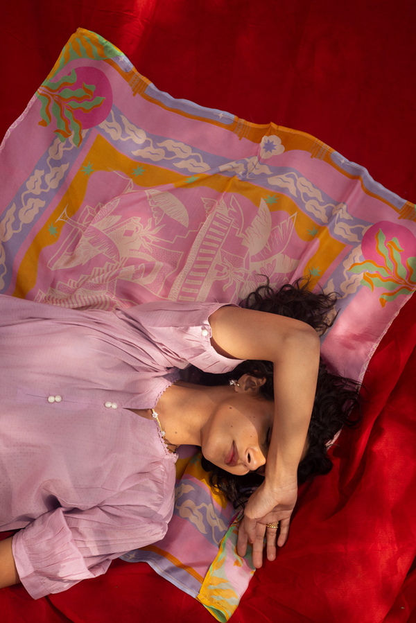 Dotted Polka Scarf Set