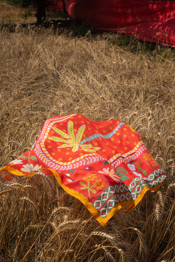 Dotted Polka Scarf Set