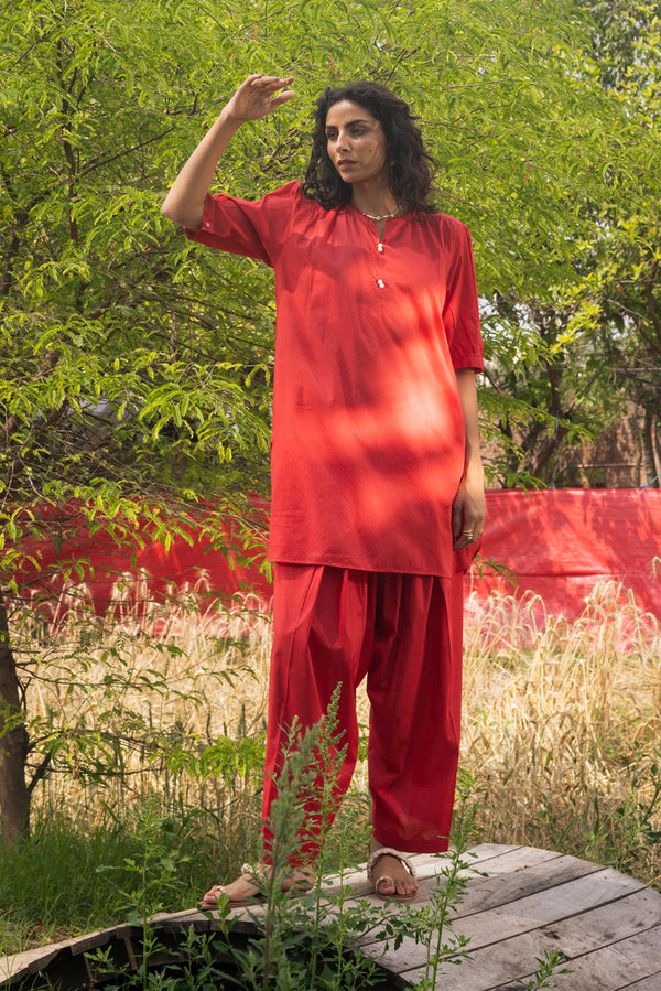 Dotted Polka Scarf Set