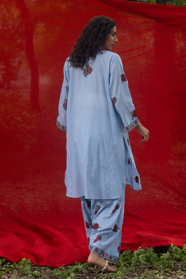 Laal Anar Block-Printed Set