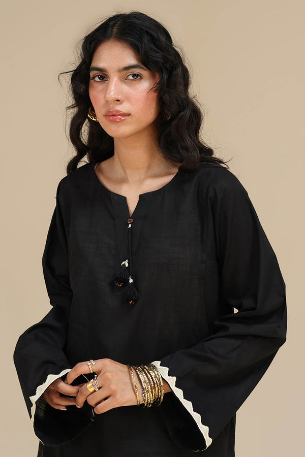 Midnight Bloom Appliqué Co-Ord Set