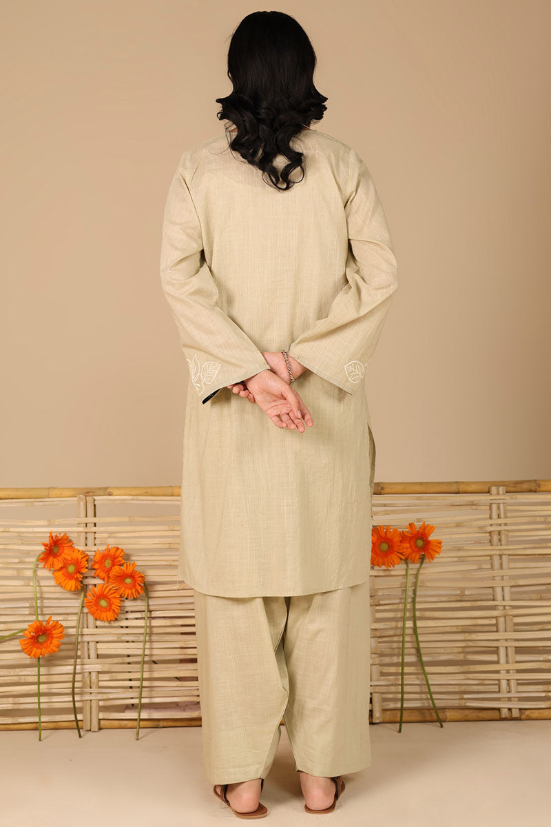 Ivory Embroidered Set