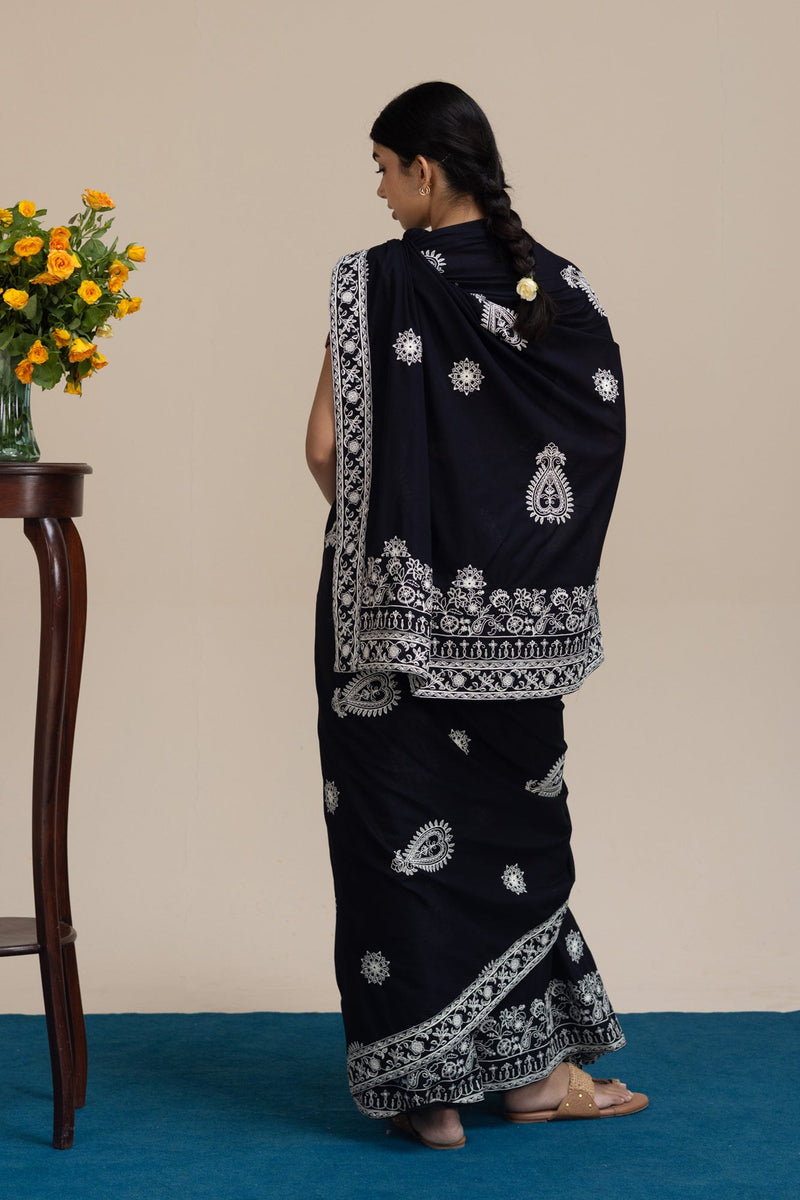 Midnight reverie Saree