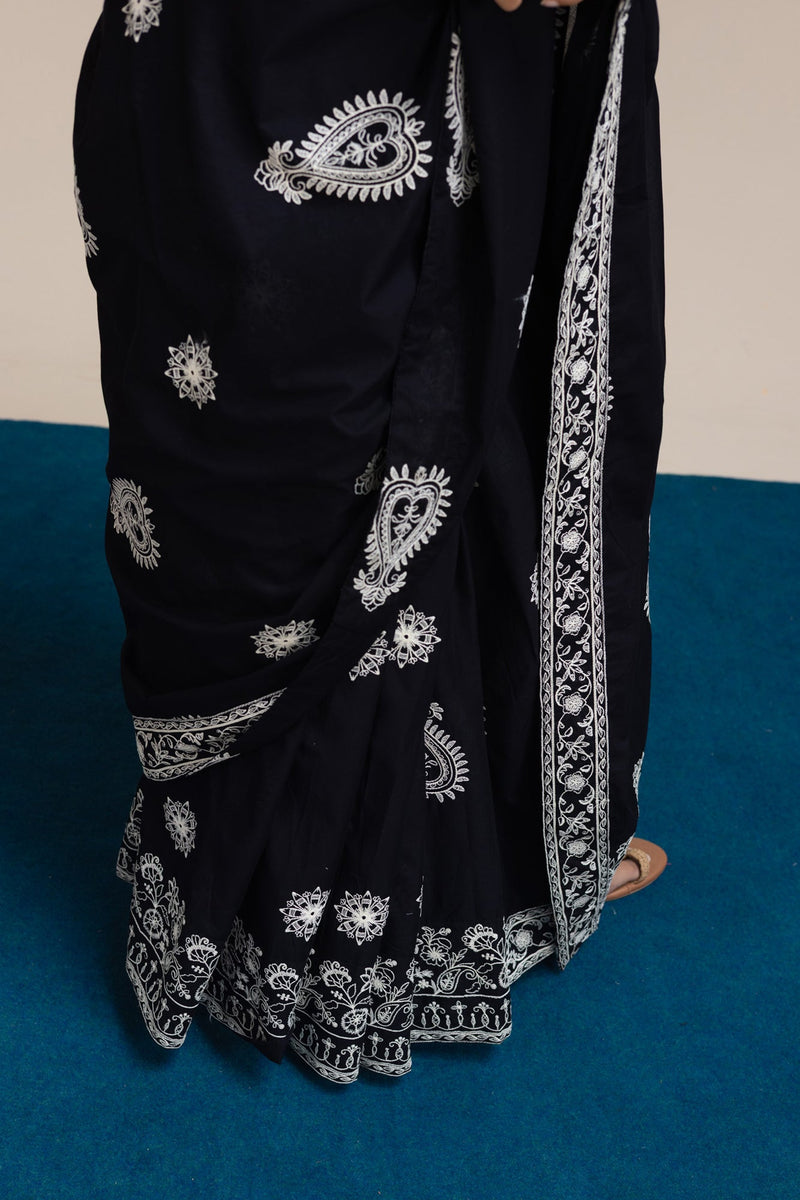 Midnight reverie Saree