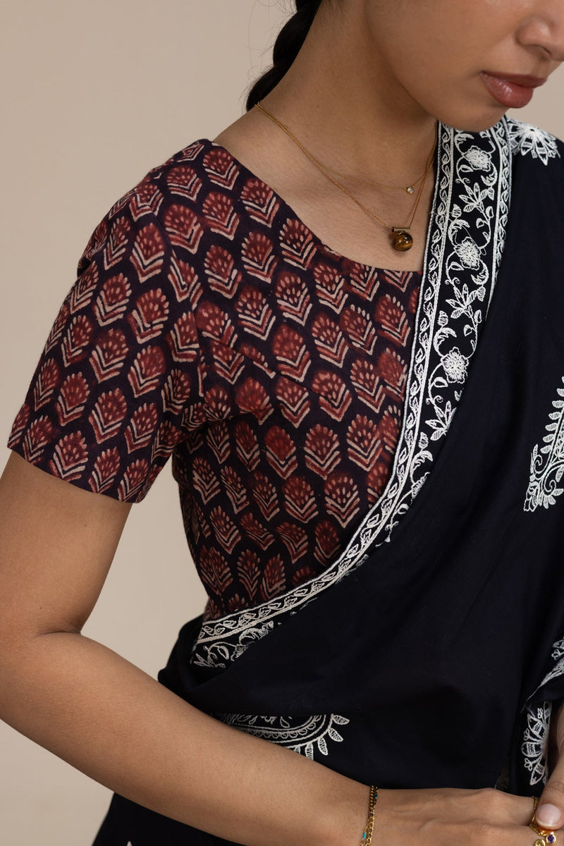 Midnight reverie Saree