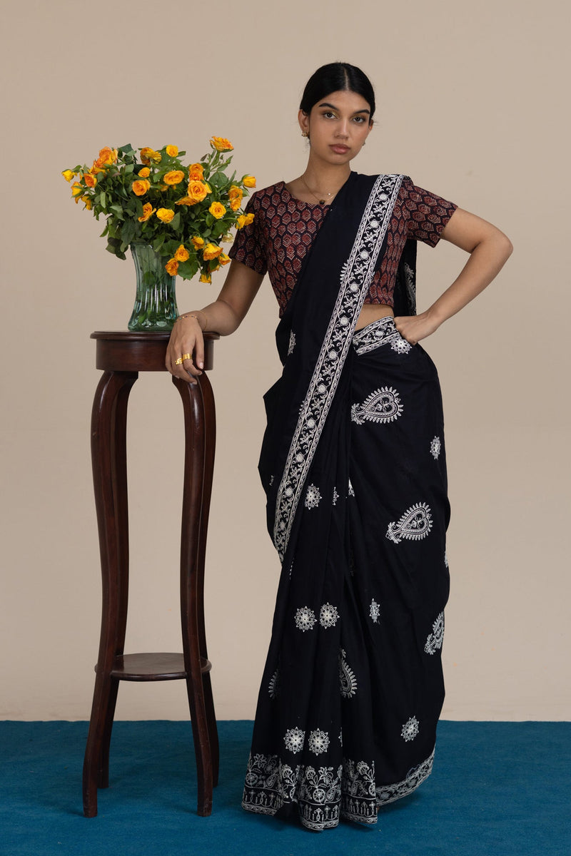 Midnight reverie Saree