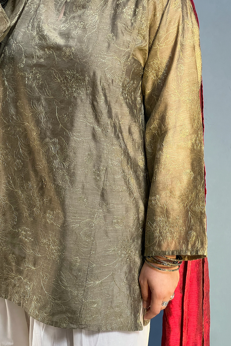 Fleur Amour Embroidered Shirt