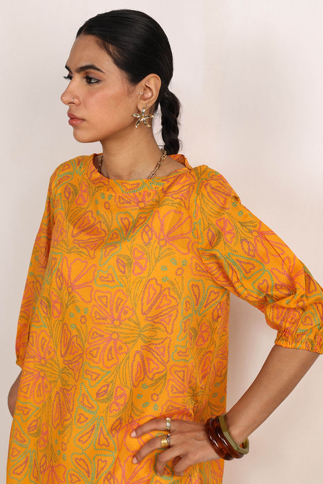 Dotted Phool Long Shirt