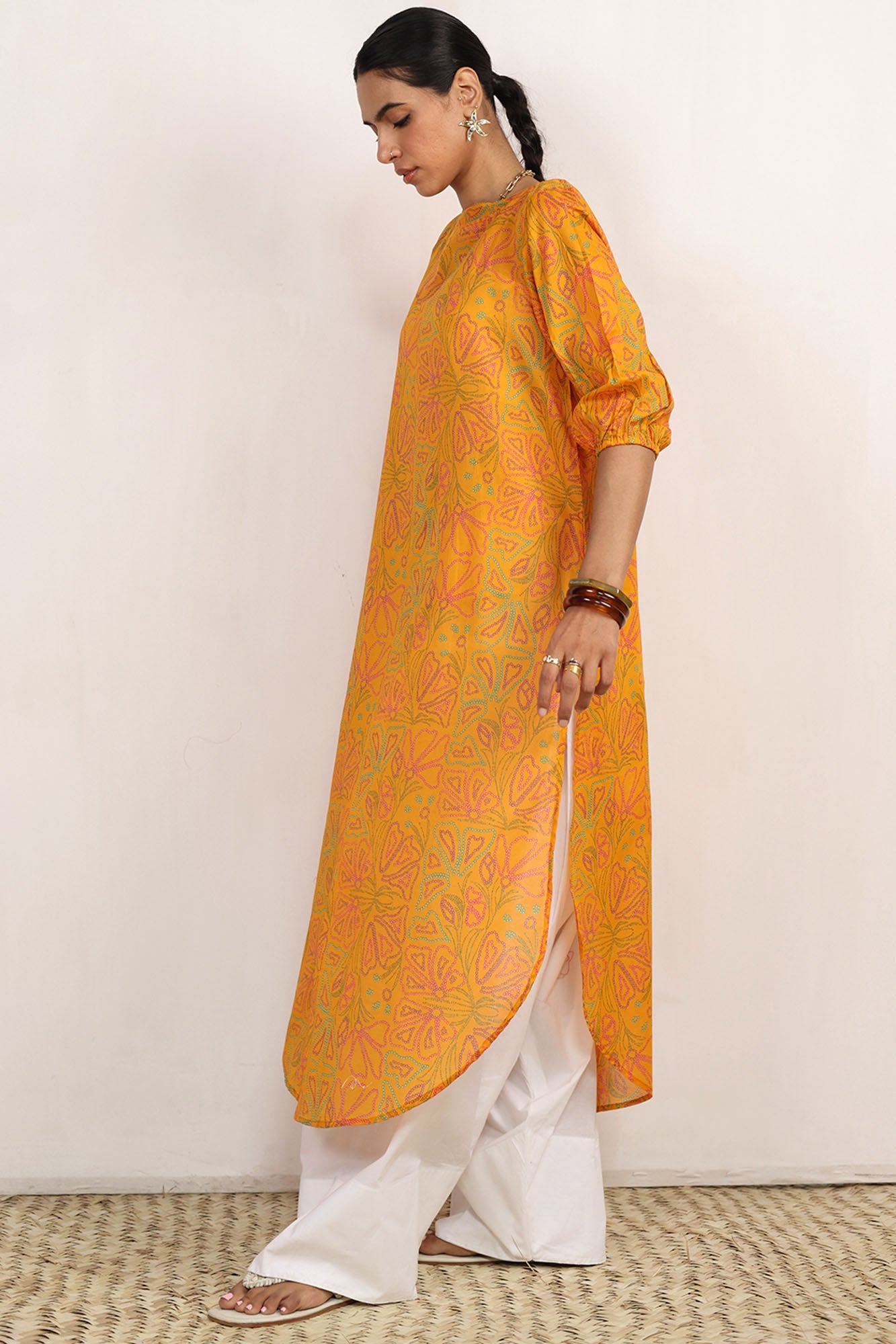 Dotted Phool Long Shirt