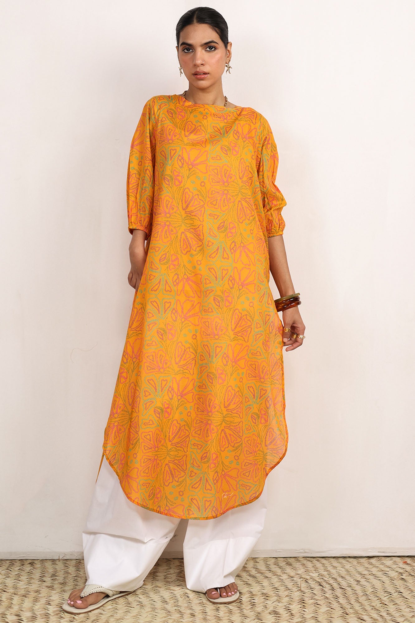 Dotted Phool Long Shirt