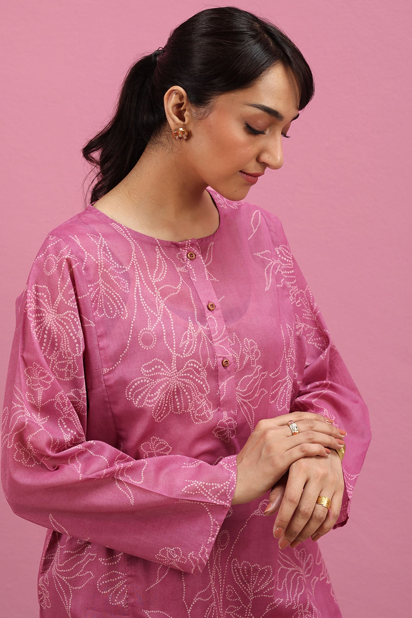 Phool Printed Farshi Set