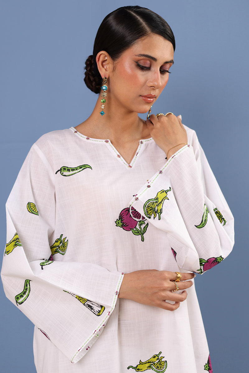 Nimbu Mirchi Block Printed Set