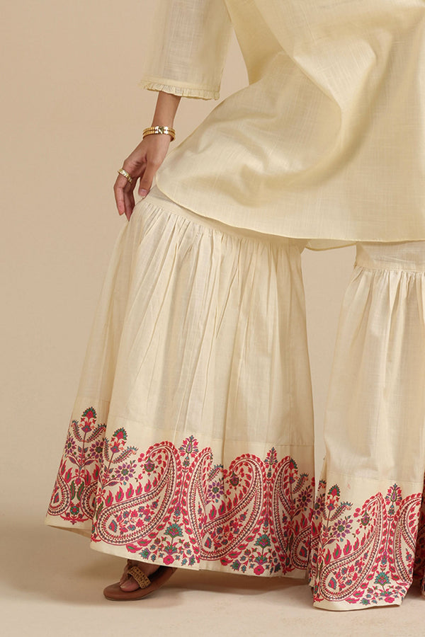Paisley Edit Gharara Set