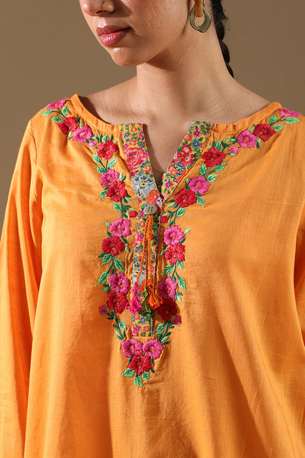 Blush Field Embroidered Set