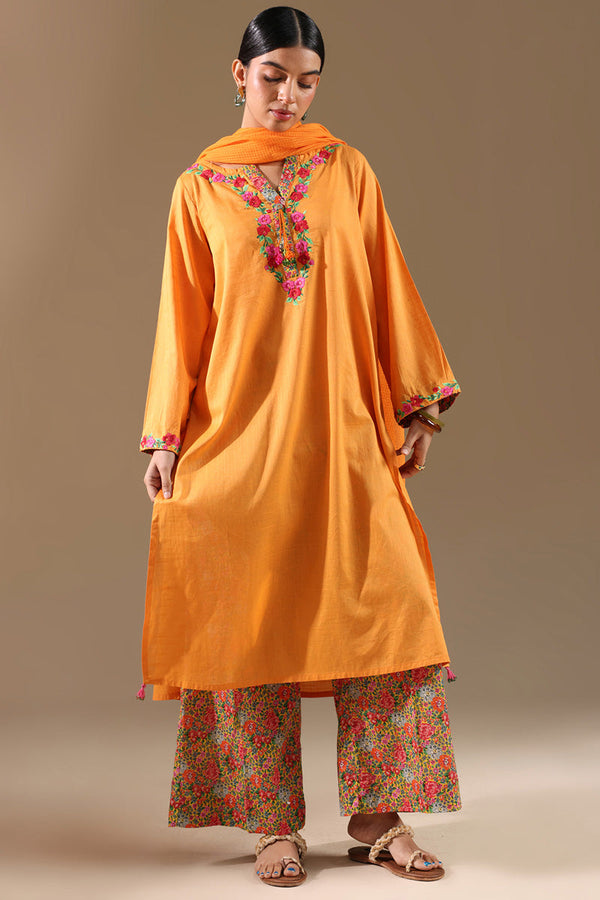 Blush Field Embroidered Set