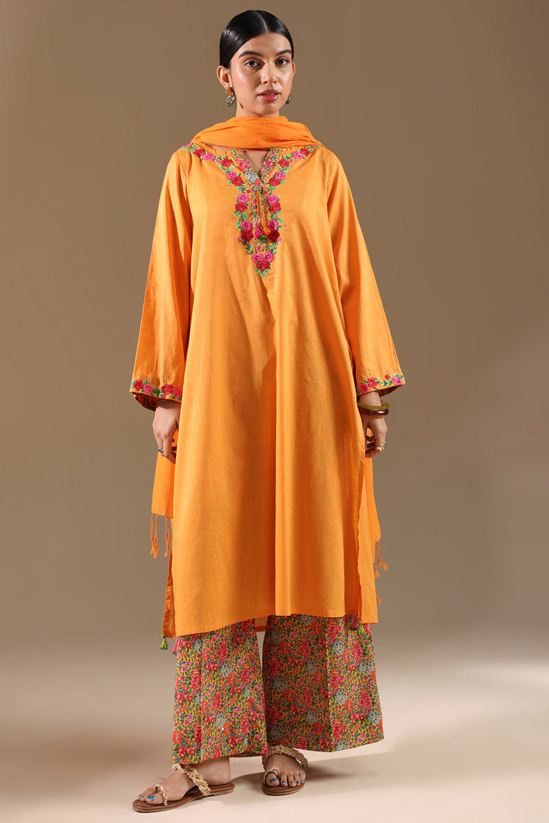 Blush Field Embroidered Set