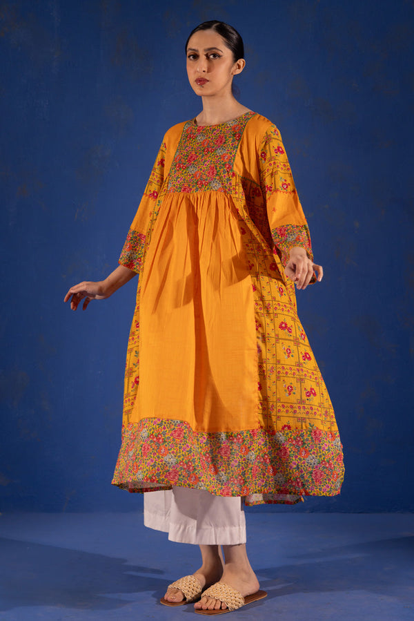 Blush Field Flared Kurta