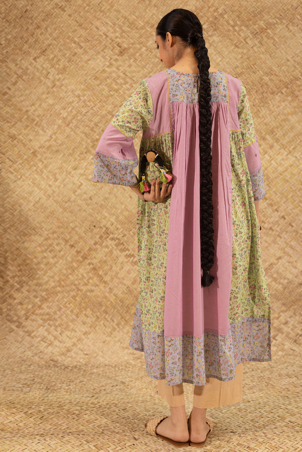 Blush Field Flared Kurta