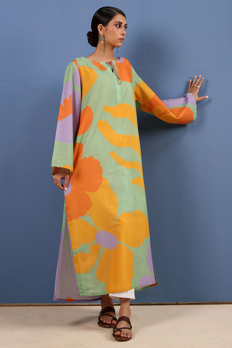Sky Bloom Kurta