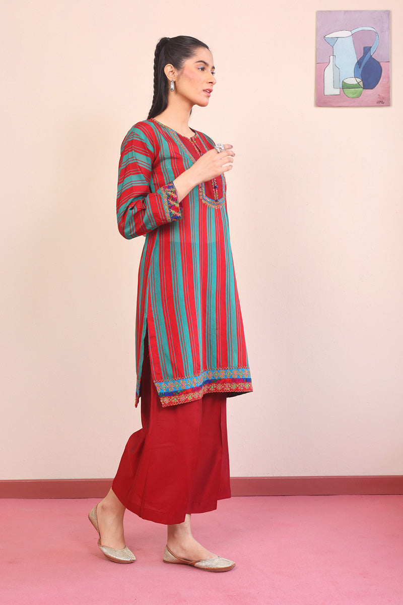 Morocon Kaftaan Striped 2-Piece Set