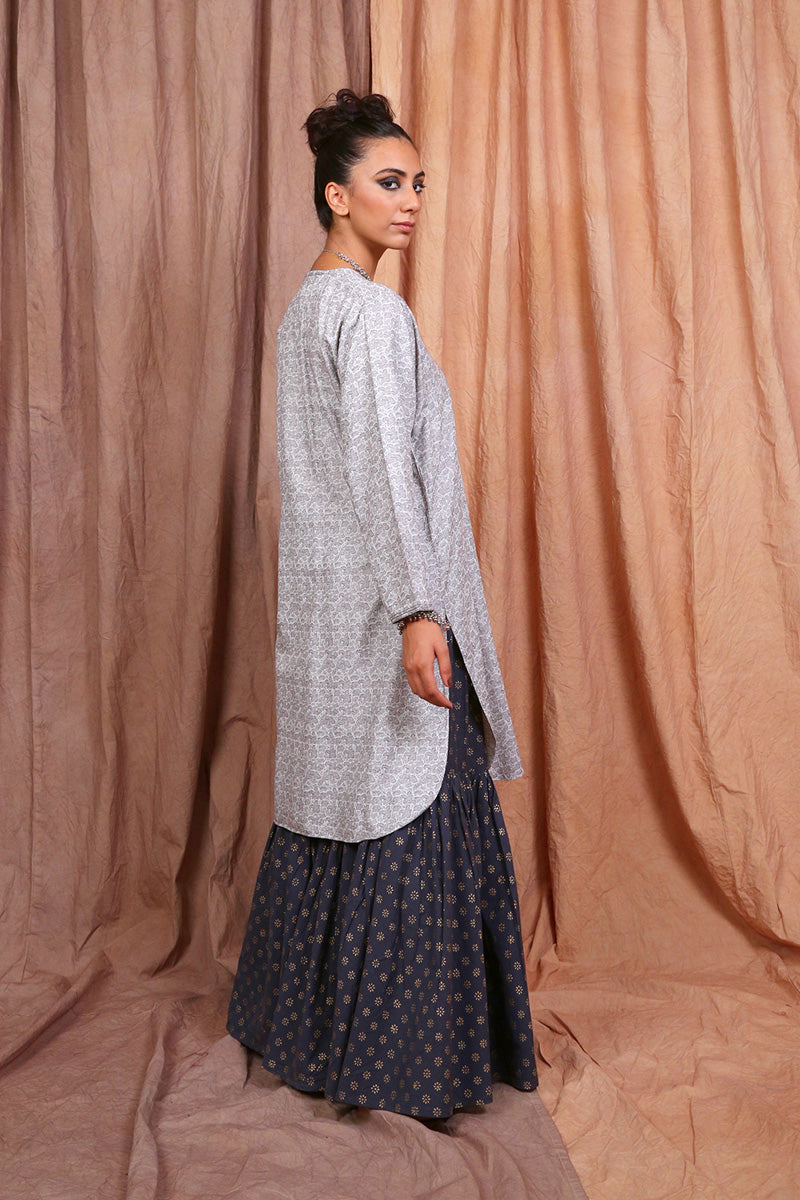 Woven Lattice Tunic