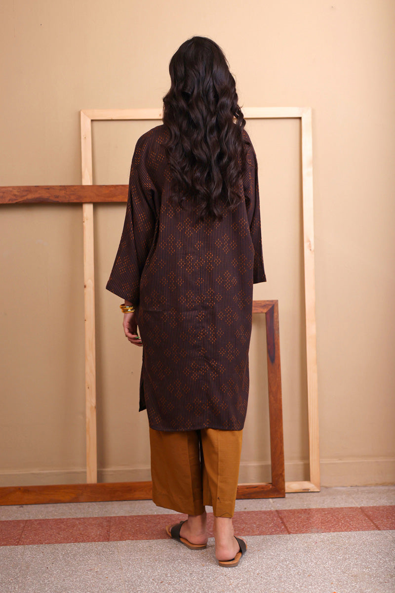 Trellis Printed Kurta