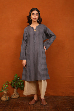 Trellis Printed Kurta