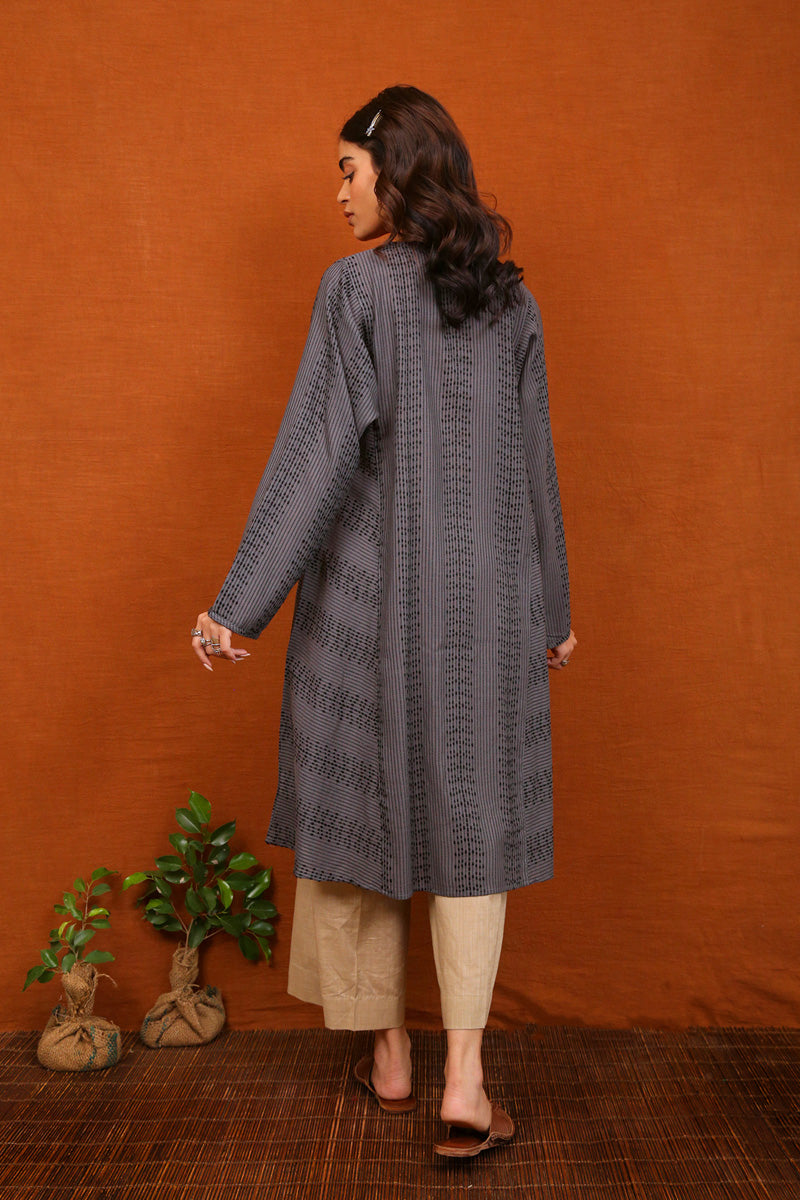 Trellis Printed Kurta