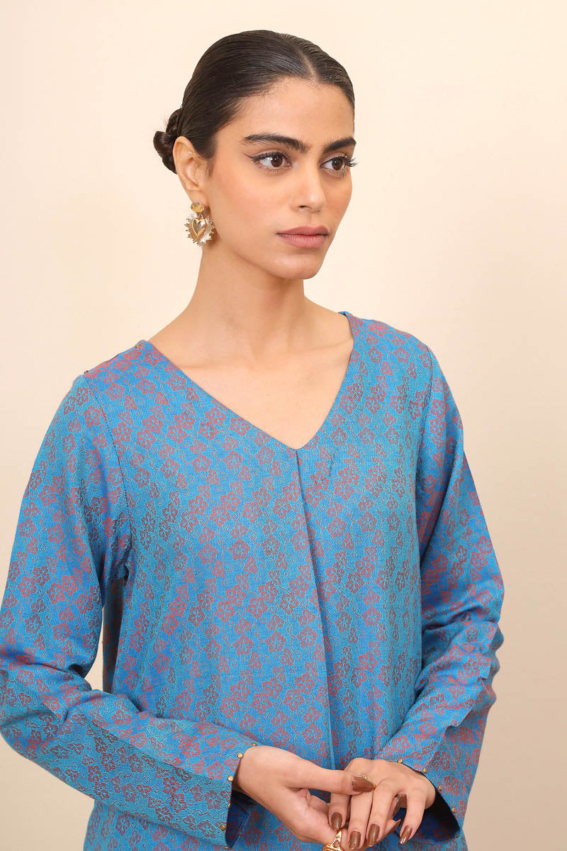 Woven Lattice Kameez