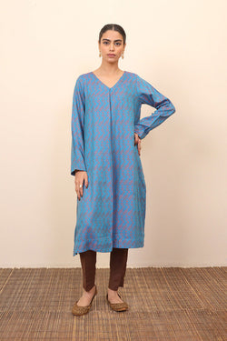 Woven Lattice Kameez