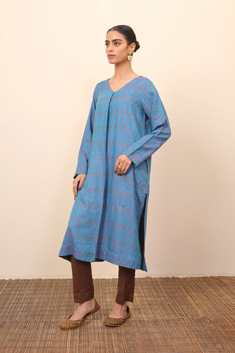 Woven Lattice Kameez