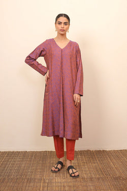 Woven Lattice Kameez