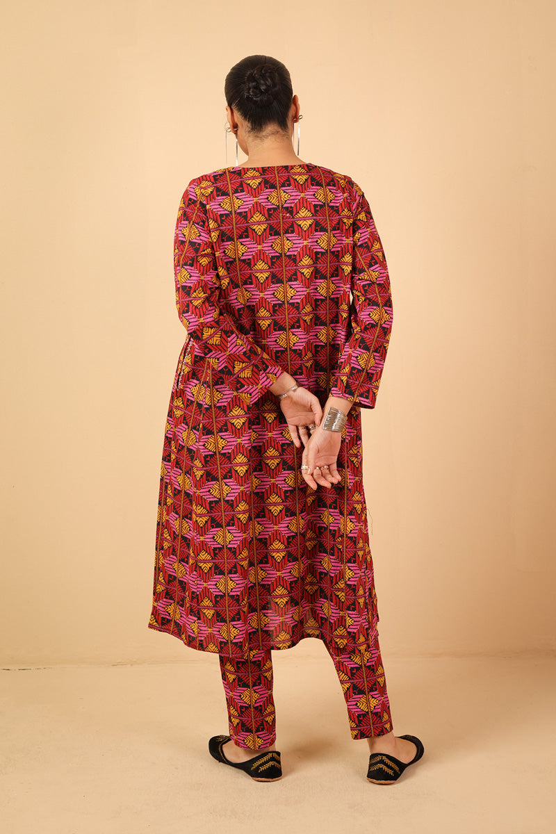 Embroidered Gulkari 2 Piece