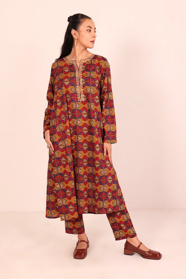 Embroidered Gulkari 2 Piece