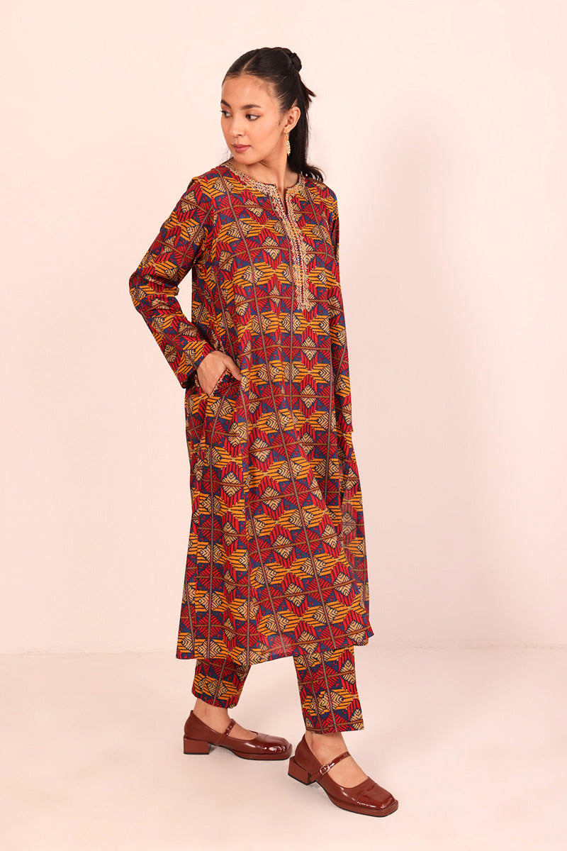 Embroidered Gulkari 2 Piece