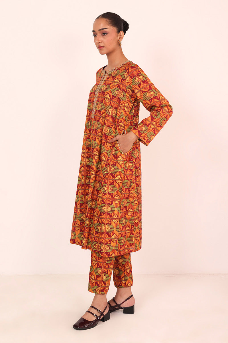 Embroidered Gulkari 2 Piece