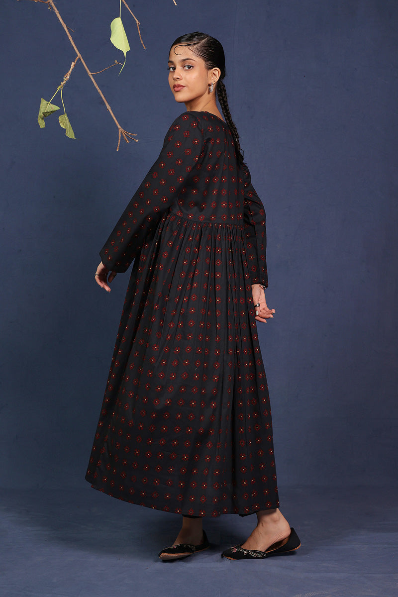 indonesian long dress Women's Long Dress Batik With Floral Pattern Traditional Indonesian Outfit for All Size
