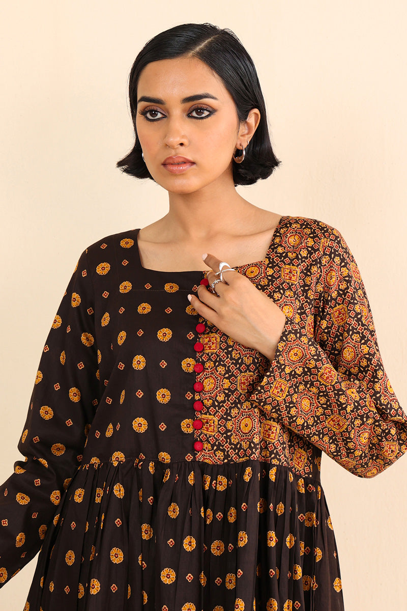 Ajrak Dress