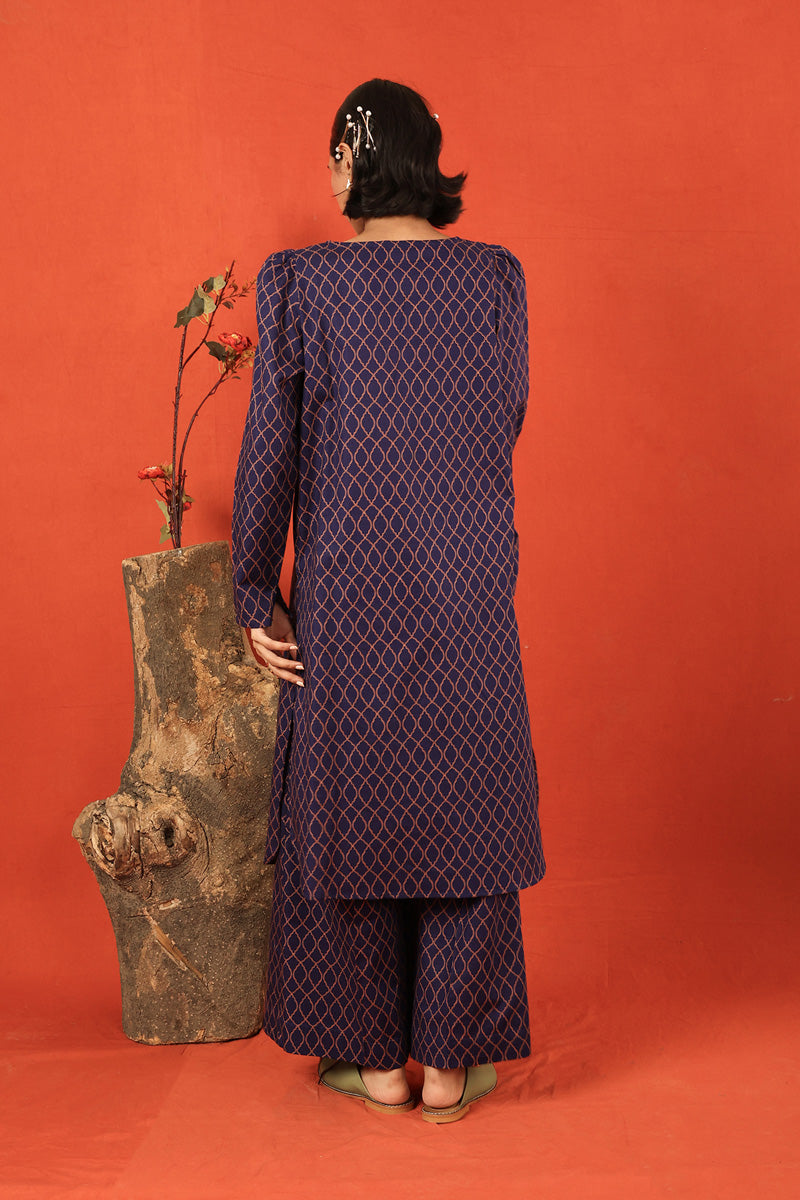 Puffed Charbagh 2 Piece