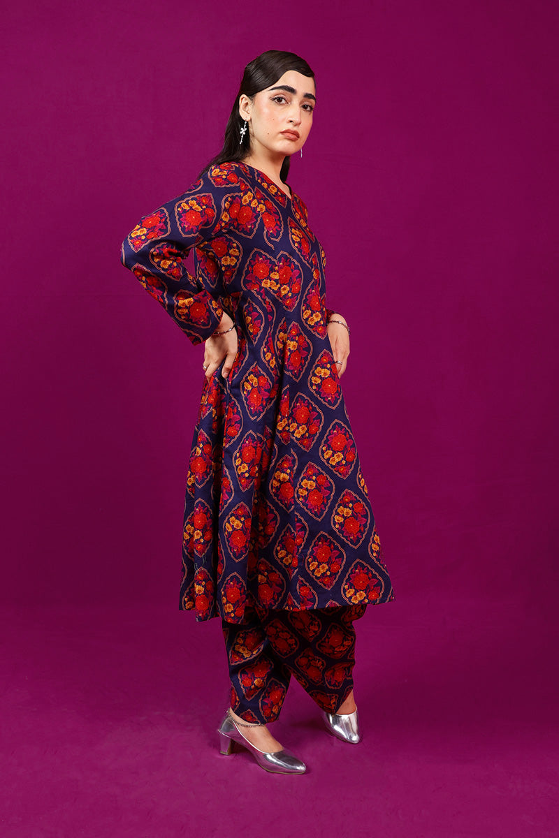 Flared Charbagh 2 Piece