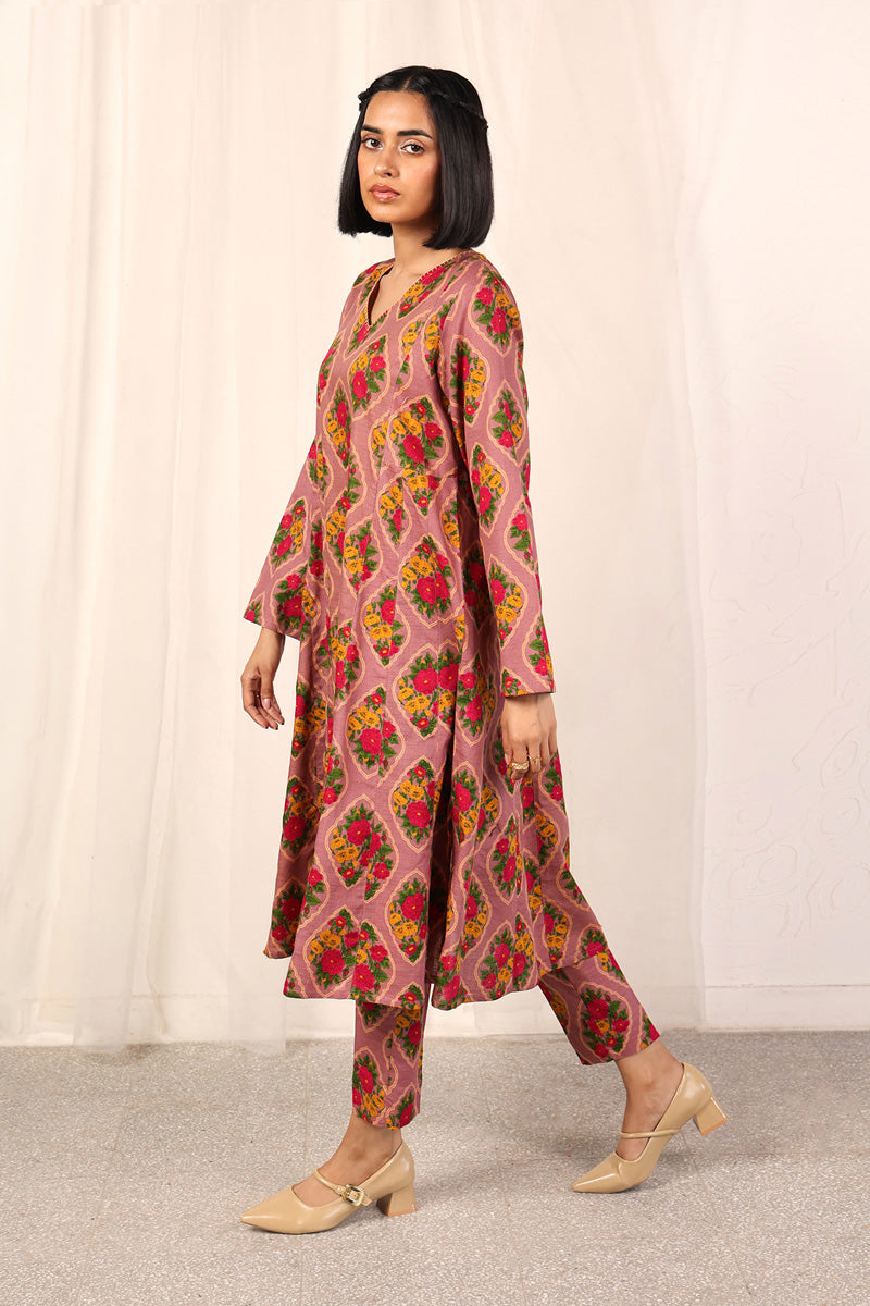 Flared Charbagh 2 Piece