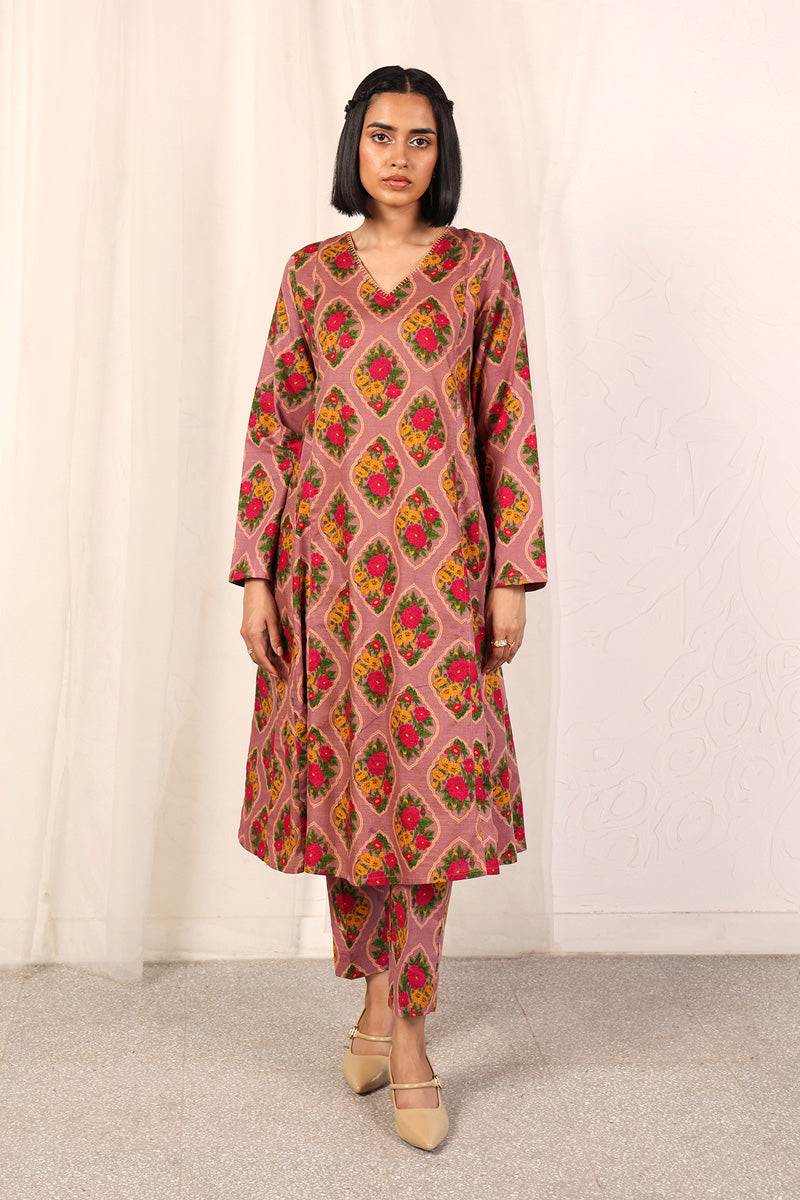 Flared Charbagh 2 Piece