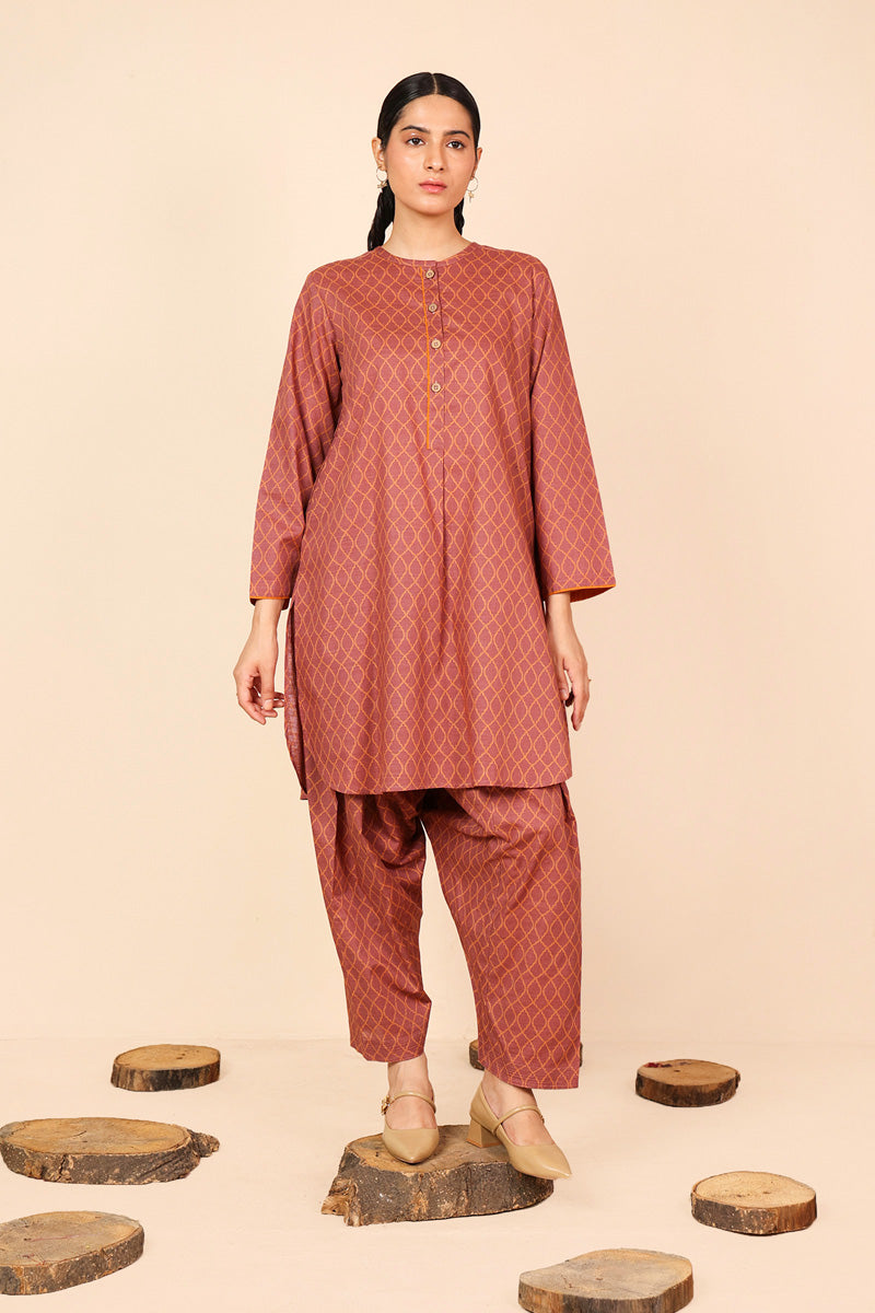 Moody Charbagh 2 Piece