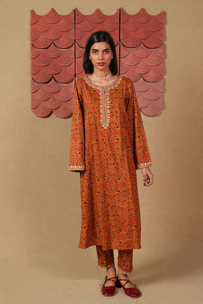 Persian 2-Piece Embroidered Suit